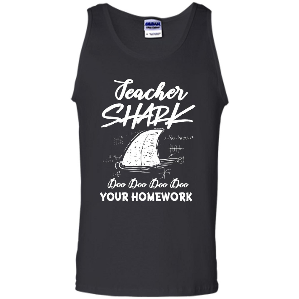 Teacher Shark Doo Doo Doo Your Homework Shirt Ladies' Boyfriend