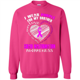I Wear Purple For My Brother Chiari Malformation - Sweatshirt