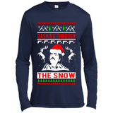 Narcos dashing through the snow Christmas sweatshirt PINGPONG