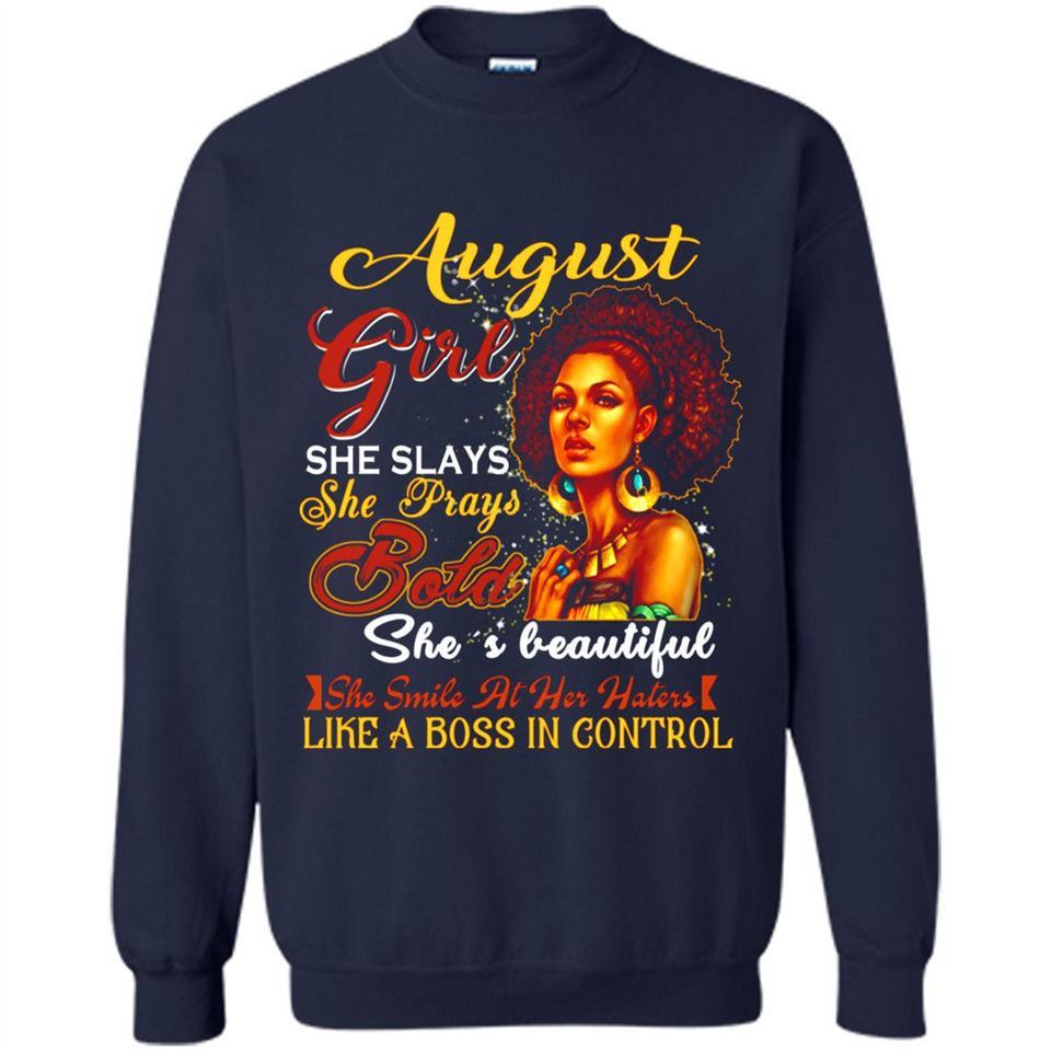 August Girl She Slays She Prays Beautiful Birthday PINGPONG
