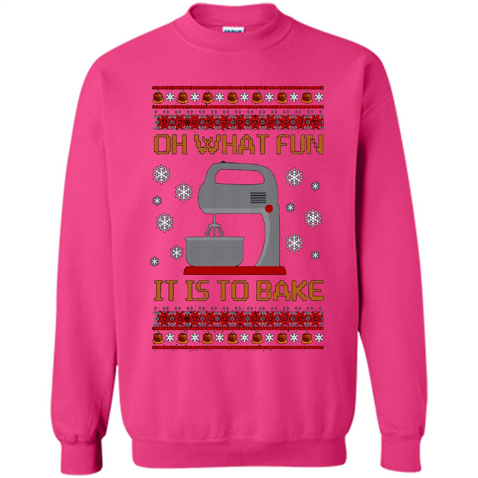 Oh What Fun It Is To Bake Ugly Christmas sweater Sweater PINGPONG