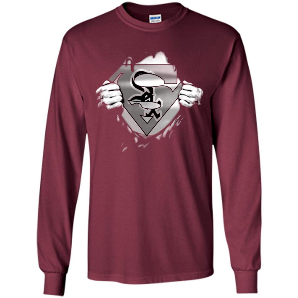 Chicago White Sox And Superman Fans - Long Sleeve T-Shirt