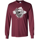 Chicago White Sox And Superman Fans - Long Sleeve T-Shirt