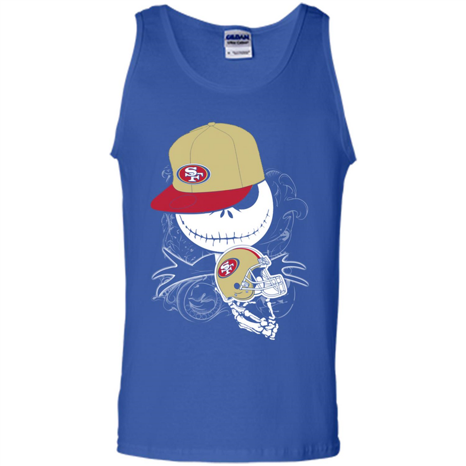 Jack Skellington The Nightmare Before Christmas-49ers Football - Tank Top