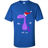 Funny Christmas Unicorn in Santa Hat - Shirt