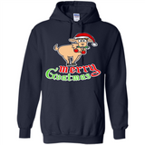 Christmas Merry Goatmas Goat Shirt Santa Hat - Hoodie
