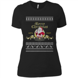 Christmas Santa Goldwyn Mayer Logo - Ladies' Boyfriend T-Shirt