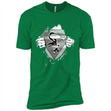 Chicago White Sox And Superman Fans - Premium Short Sleeve T-Shirt