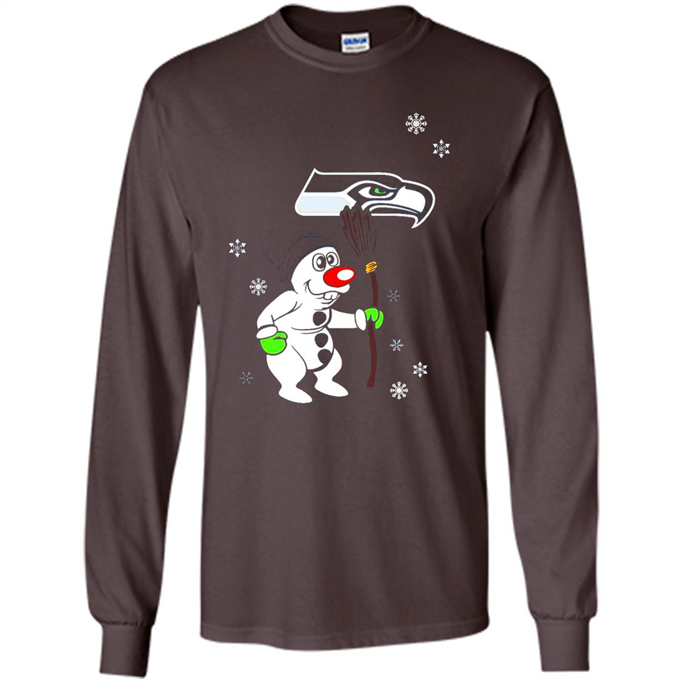 Seattle Seahawks Snowman