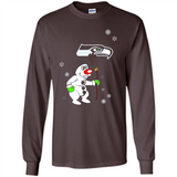Seattle Seahawks Snowman