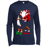 Merry Christmas Santa Claus With Big Dog sweater PINGPONG