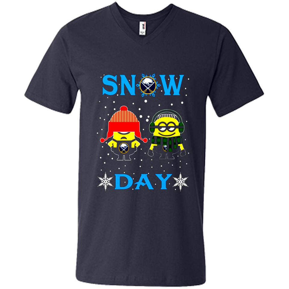 Snow Day Shirt For Buffalo Sabres Vs Minion Fans pingpong