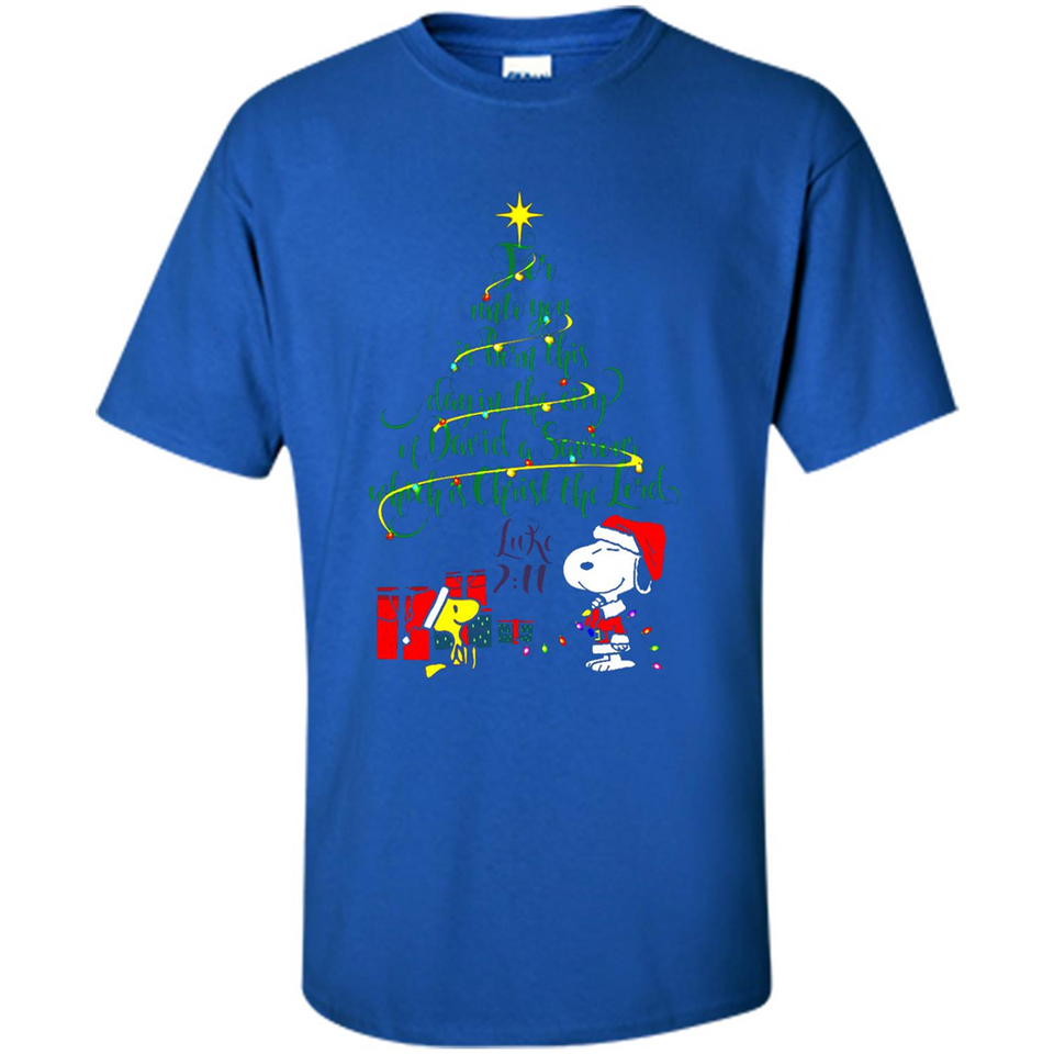 Snoopy Christmas Tree T-Shirt - Shirt