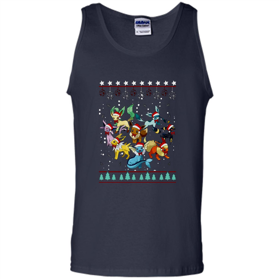 Pokemon Eeveelutions Ugly Christmas Sweater Perfect Christmas PINGPONG