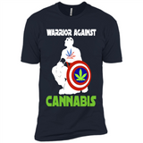 warrior against cannabis - Premium Short Sleeve T-Shirt