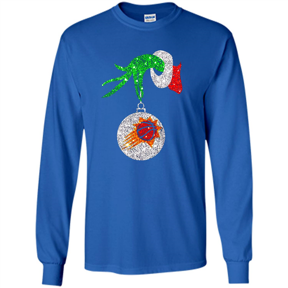 Amazing Phoenix Sun Glitter Grinch Monogram Ornament Christmas Gift - Long Sleeve T-Shirt