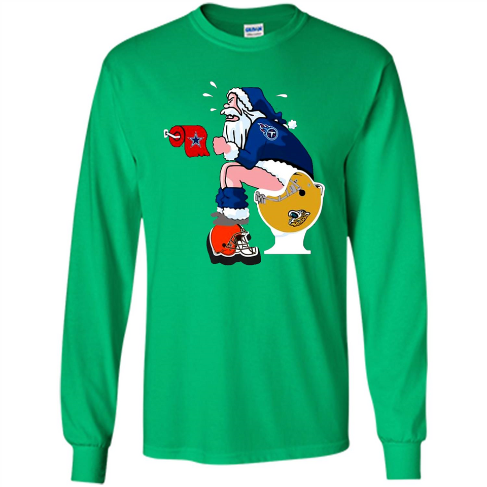 Tennessee Titans Santa Claus Toilet
