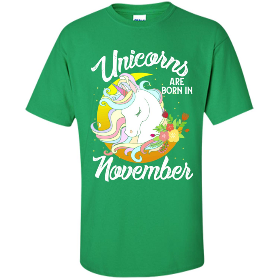 Unicorns Are Born In November Magical Rainbow