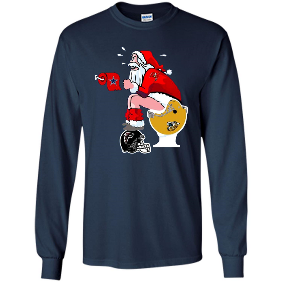 Tampa Bay Buccaneers Santa Claus Toilet