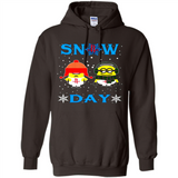 Snow Day Shirt For Houston Rockets Vs Minion Fans pingpong