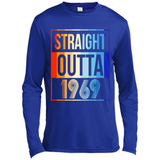 Retro Straight Outta 1969 49 Years Old - Canvas Long Sleeve T-Shirt