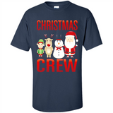 CHRISTMAS CREW Shirt X-mas Santa Snowman Reindeer Elf - Shirt