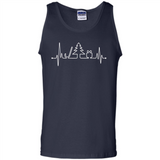 Heartbeat Christmas Tree T-shirt Funny Xmas Costume