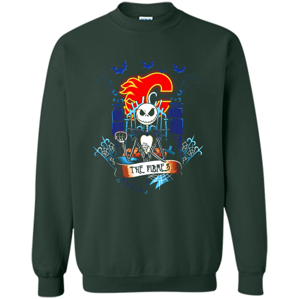 Calgary Flames Halloween The Nightmare Before Christmas - Sweatshirt