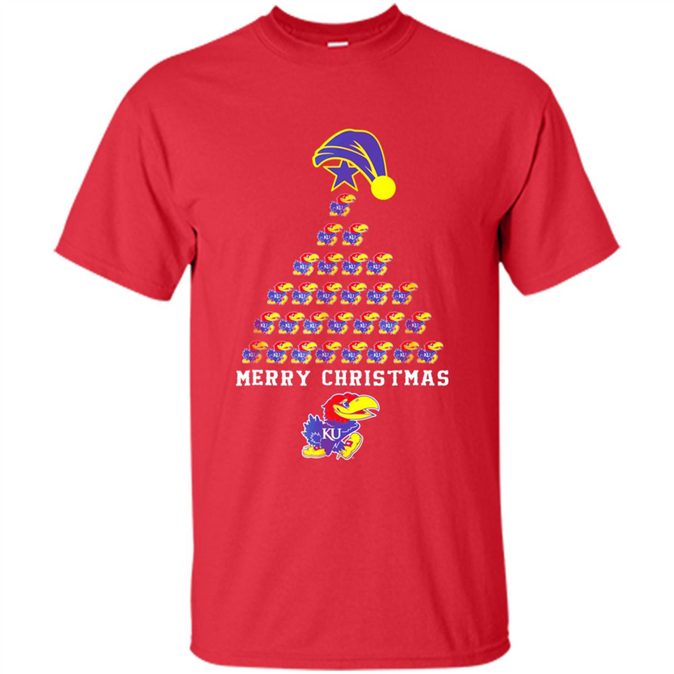 Perfect Kansas Jayhawks Christmas Tree PINGPONG