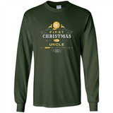 First Christmas as a Uncle - Christmas Family - Long Sleeve T-Shirt