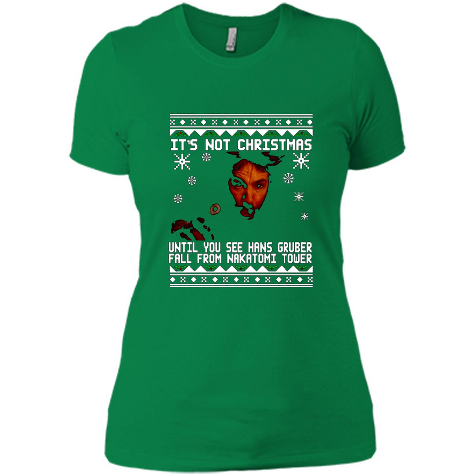 It's Not Christmas Until You See Hans Gruber Fall Ugly Christmas PINGPONG