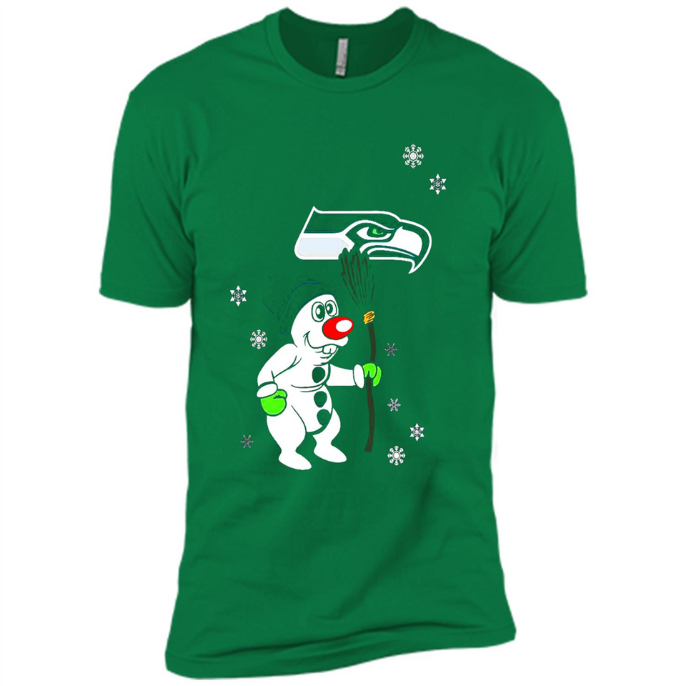 Seattle Seahawks Snowman