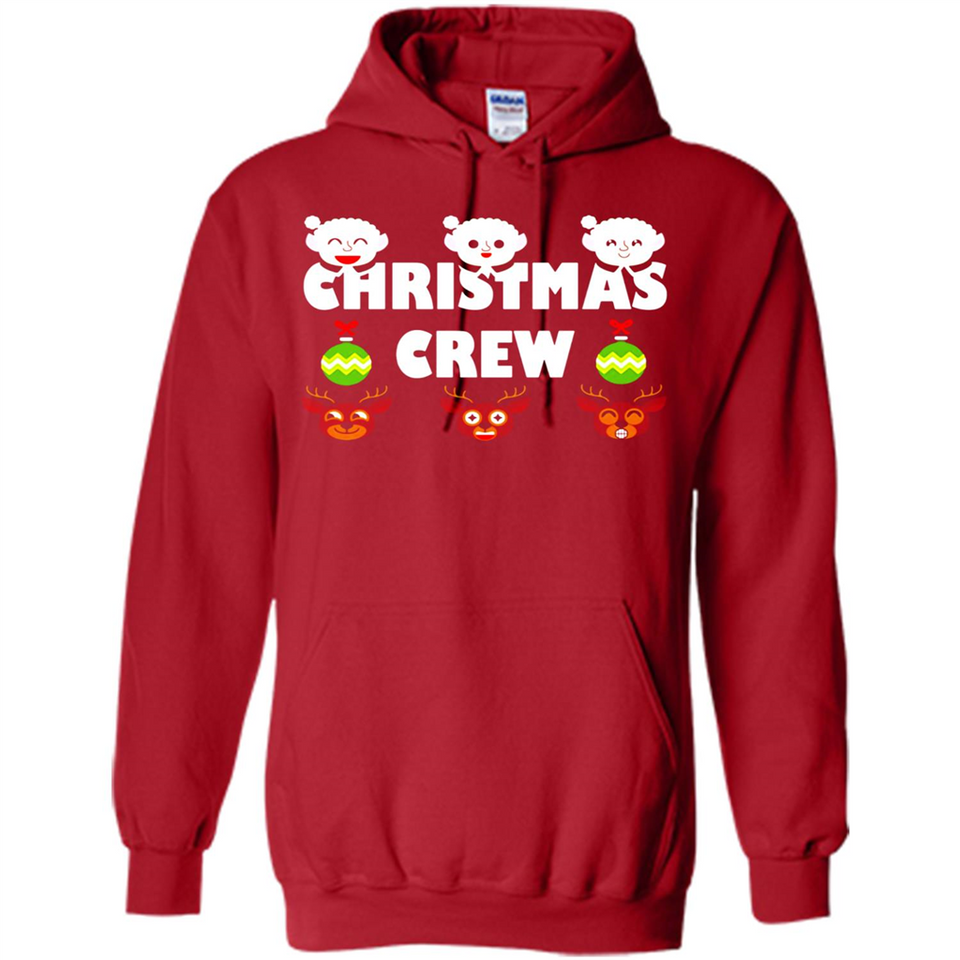 Christmas Crew Gifts Santa Elves Reindeer - Hoodie