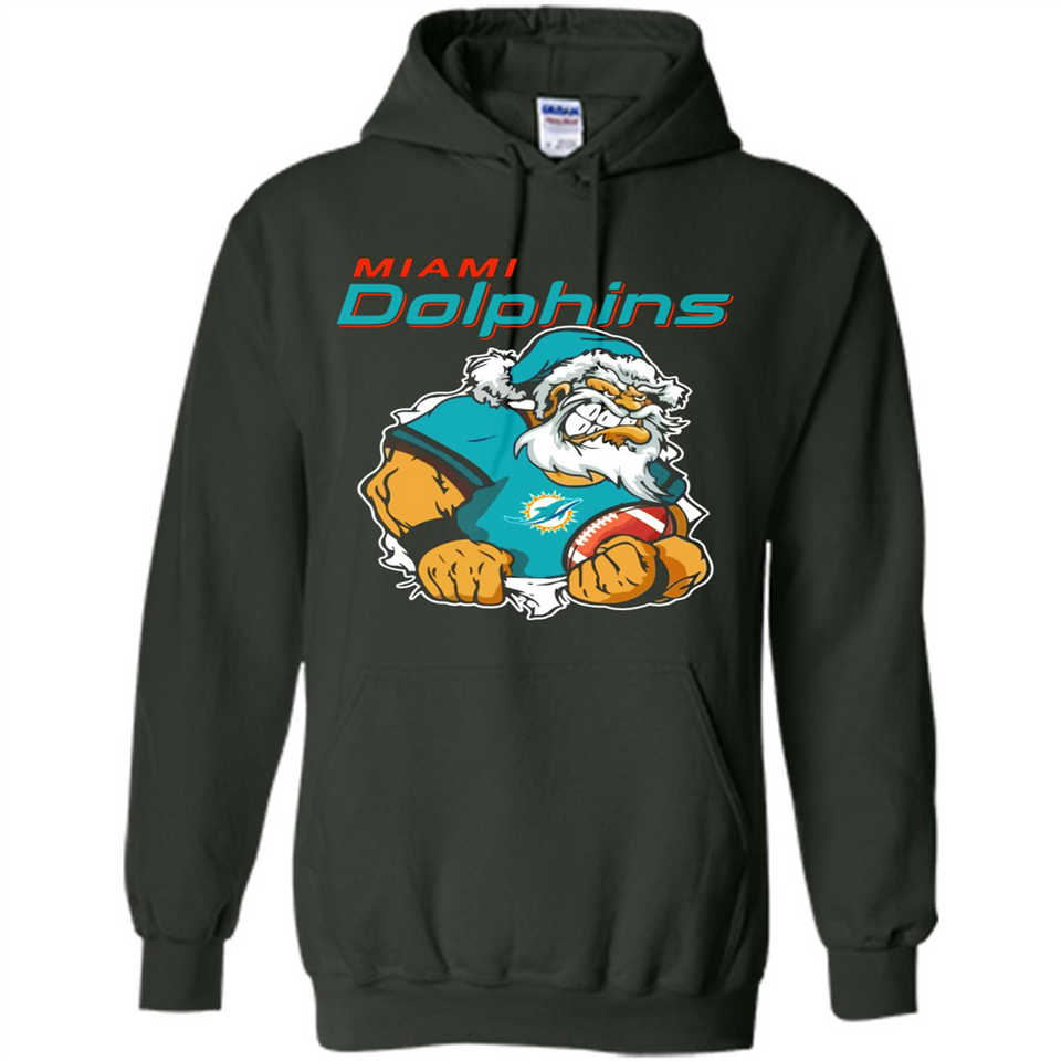 Grumpy Santa Claus Miami Dolphins Football Team PINGPONG
