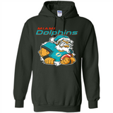 Grumpy Santa Claus Miami Dolphins Football Team PINGPONG