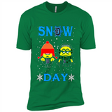 Snow Day Shirt For Detroit Tigers Vs Minion Fans pingpong