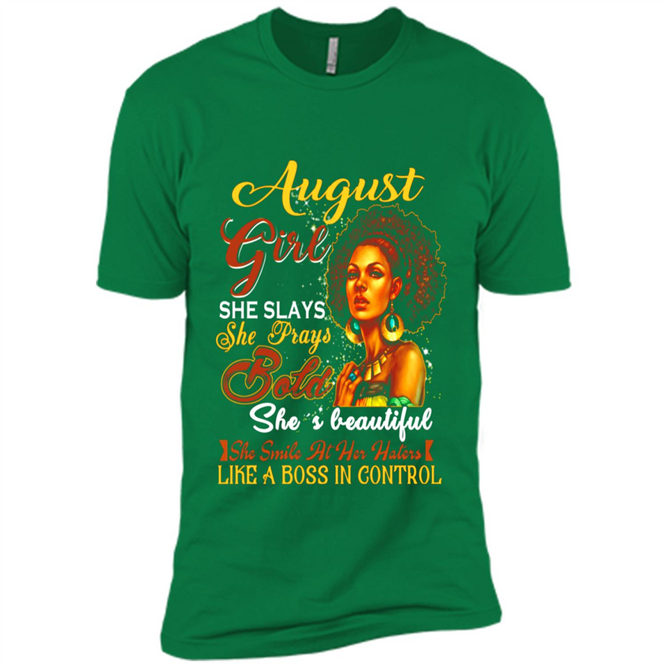August Girl She Slays She Prays Beautiful Birthday PINGPONG