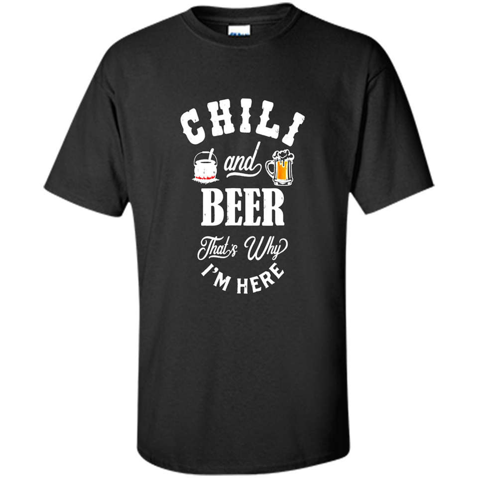 Chili Cookoff Funny T-shirt Chili And Beer - Shirt