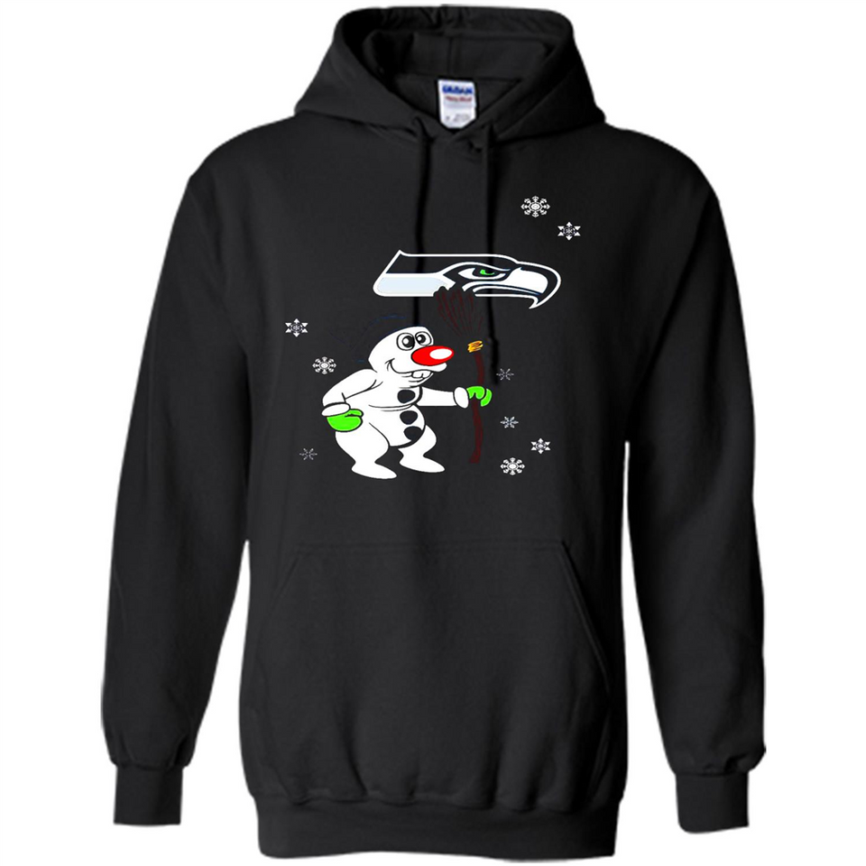 Seattle Seahawks Snowman