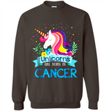 Unicorns are born in Cancer Birthday Rainbow Gift Custom Ultra Cotton