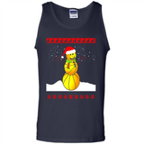 Basketball Santa Funny Christmas - Tank Top