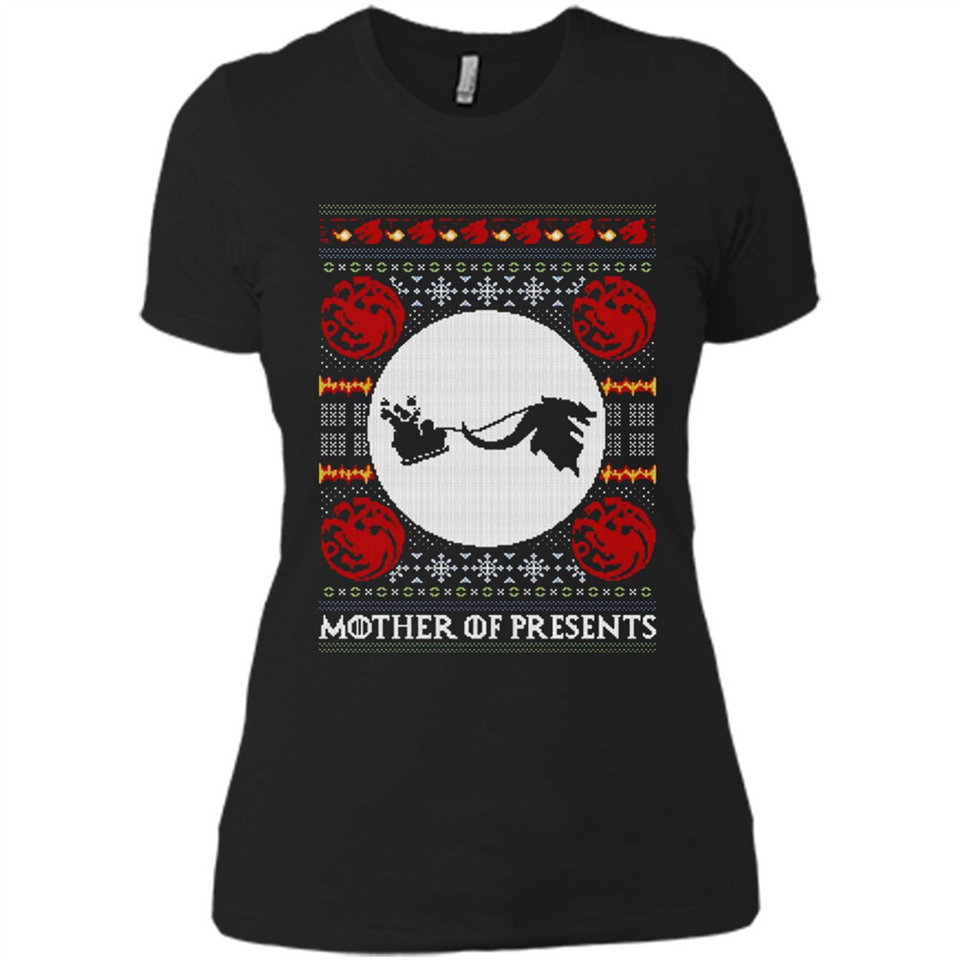 Mother Of Presents – Game of Thrones ugly christmas sweater - Ladies' Boyfriend T-Shirt