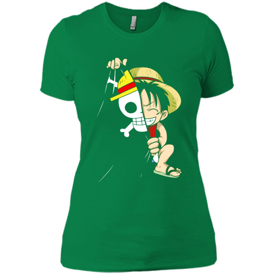 Luffy Flag One Piece - Ladies' Boyfriend T-Shirt