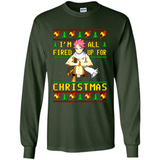 Natsu I’m all fired up for Christmas ugly sweatshirt PINGPONG