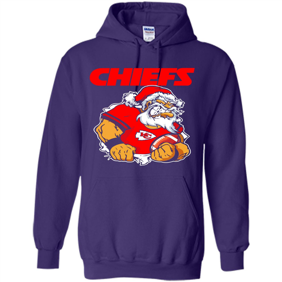 Grumpy Santa Claus Kansas City Chiefs Football Team PINGPONG