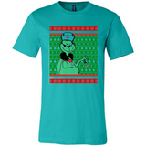 Grinch Nurse Ugly Christmas Sporty T-Shirt PINGPONG - Canvas Unisex T-Shirt