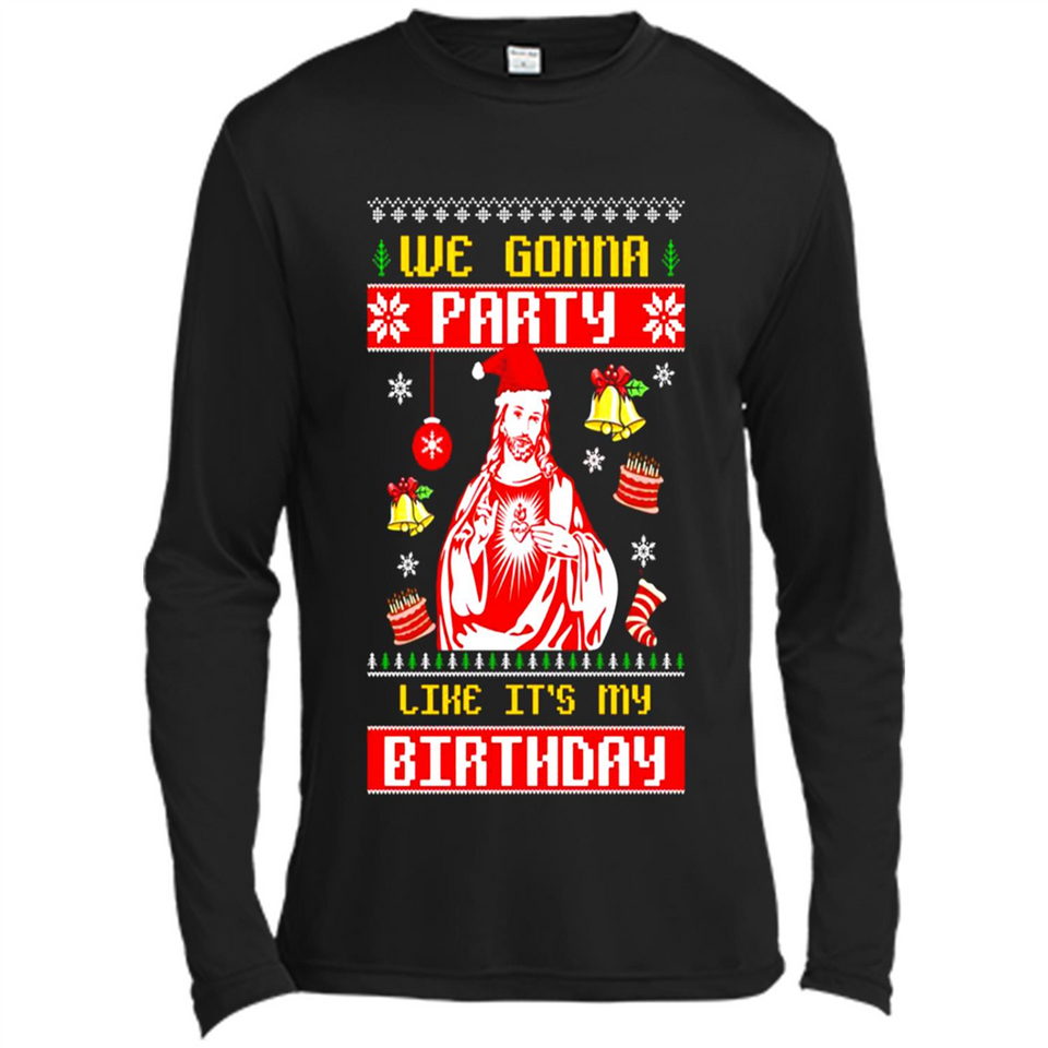 We Gonna Party Like It's My Birthday Jesus Christmas PINGPONG