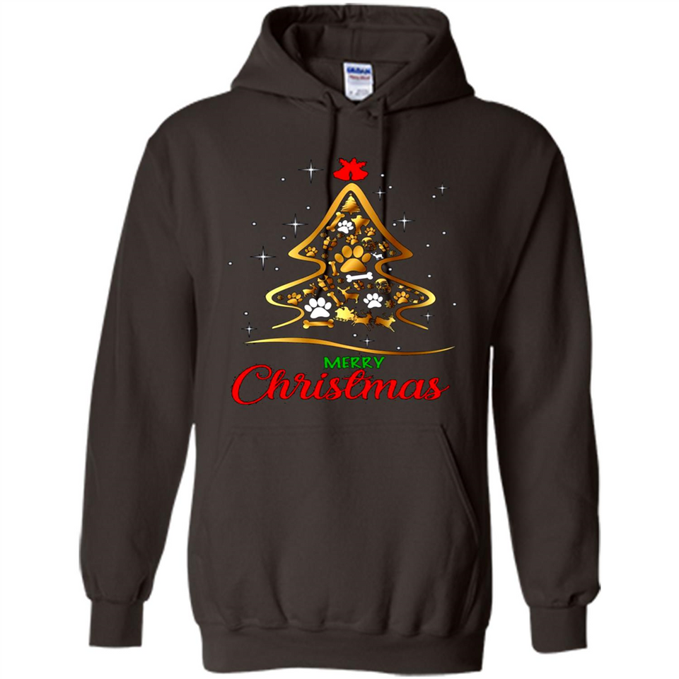 Merry Christmas Dogs Christmas Tree sweater PINGPONG