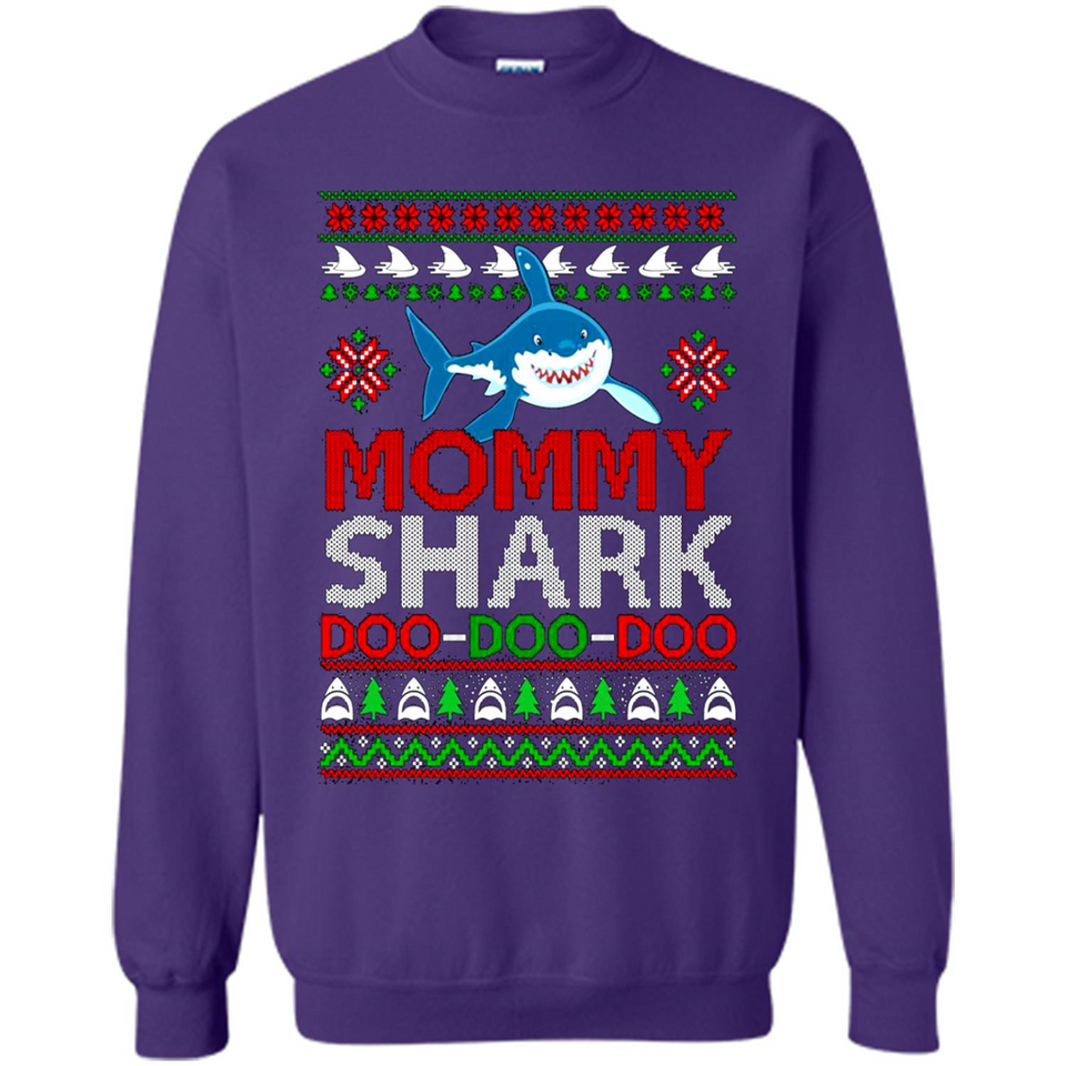 Mommy shark Doo Doo Doo Christmas sweatshirt PINGPONG
