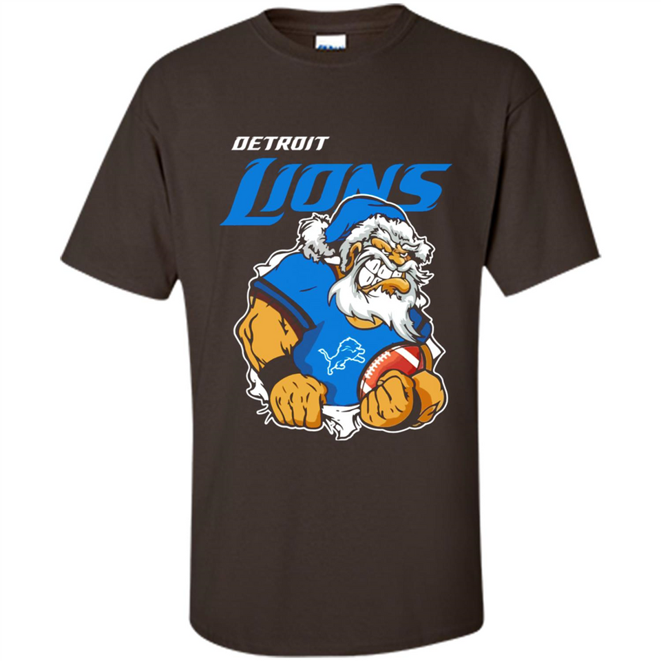 Grumpy Santa Claus Detroit Lions Football Team PINGPONG